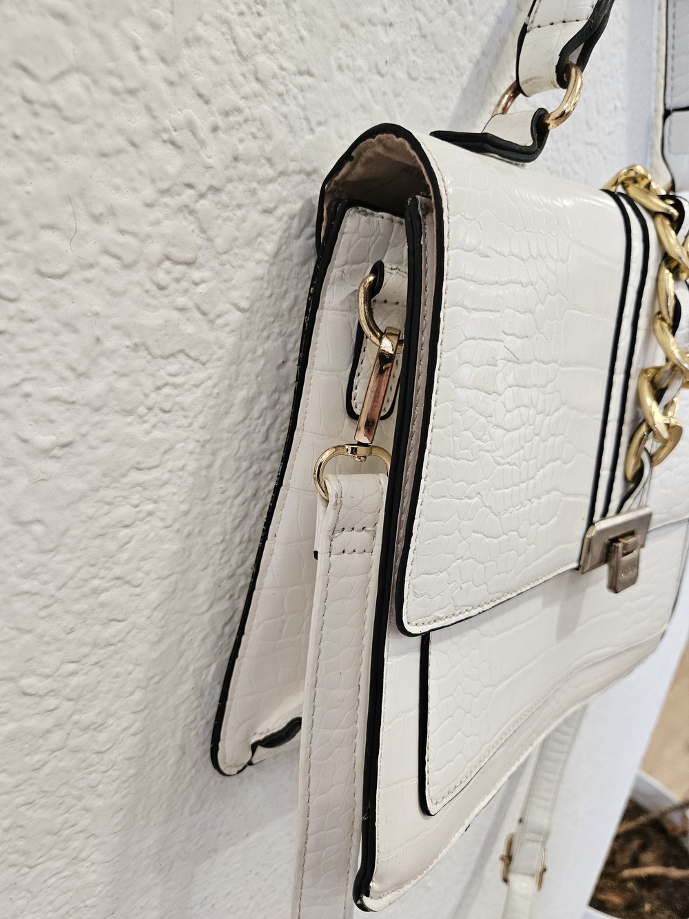 Aldo Anniebrook Flap Satchel Crossbody Purse - Picture 3 of 8
